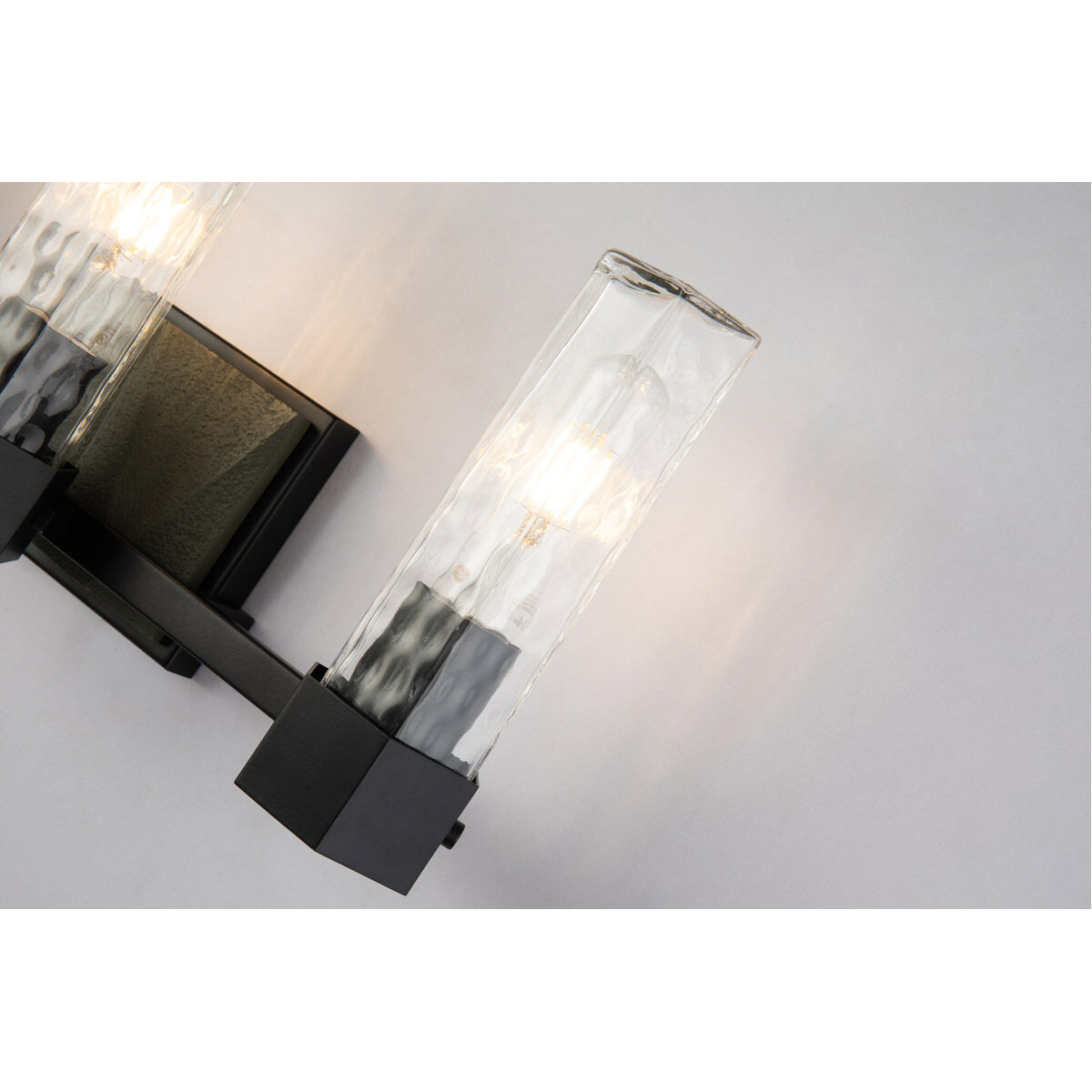 Navarre 3 Light 21 inch Black+Grey Bath Light Wall Light